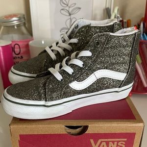 Vans sk8 hi tops. Toddler size 9.5 Excellent used condition:)